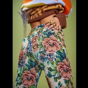 NWT Jaded London Woven Floral Print Pants